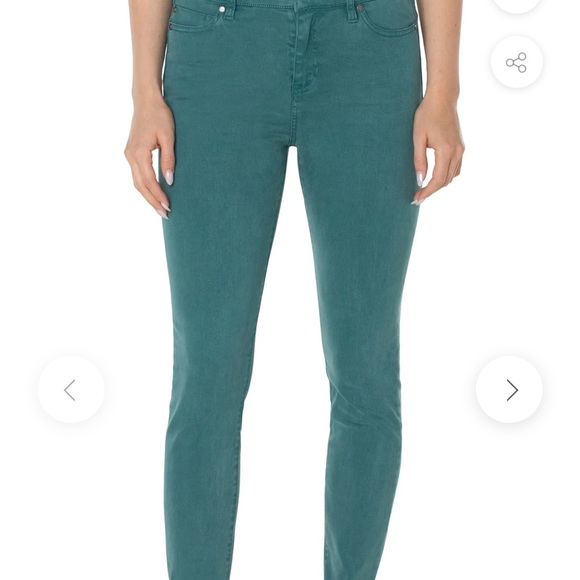 Liverpool Size 4/27 ankle skinny jeans in Green - Picture 6 of 6